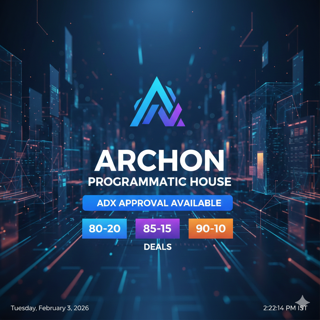 Archon Programmatic House ADX Approval Available | 80-20, 85-15, 90-10 Deals