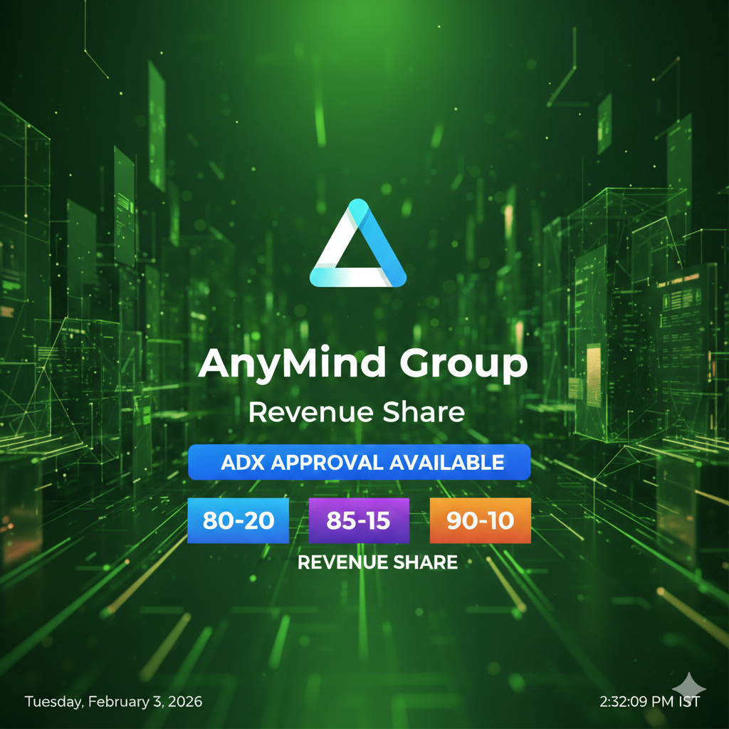AnyMind Group ADX Approval Available | 80-20, 85-15, 90-10 Revenue Share
